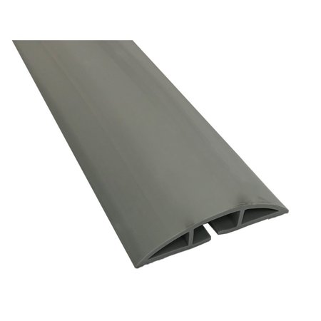 Kable Kontrol PVC Floor Cord Cover Kit - 6' Long - Gray WC313